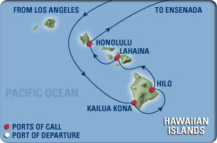 Hawai’i Cruise Map