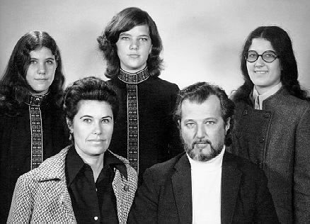 My family in 1970